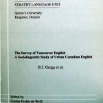 Strathy Language Unit. Occasional Papers no. 5. Edited by Gaelen Dodds de Wolf, Margery Fee and Janice McAlpine