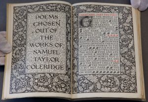 Samuel Taylor Coleridge, 1772-1834. Poems chosen out of the works of Samuel Taylor Coleridge. Hammersmith, Kelmscott Press, [1896].