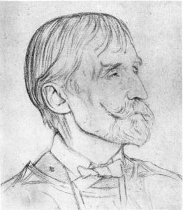 Thomas James Cobden-Sanderson, 1840-1922. Sketch by Sir William Rothenstein, 1916.