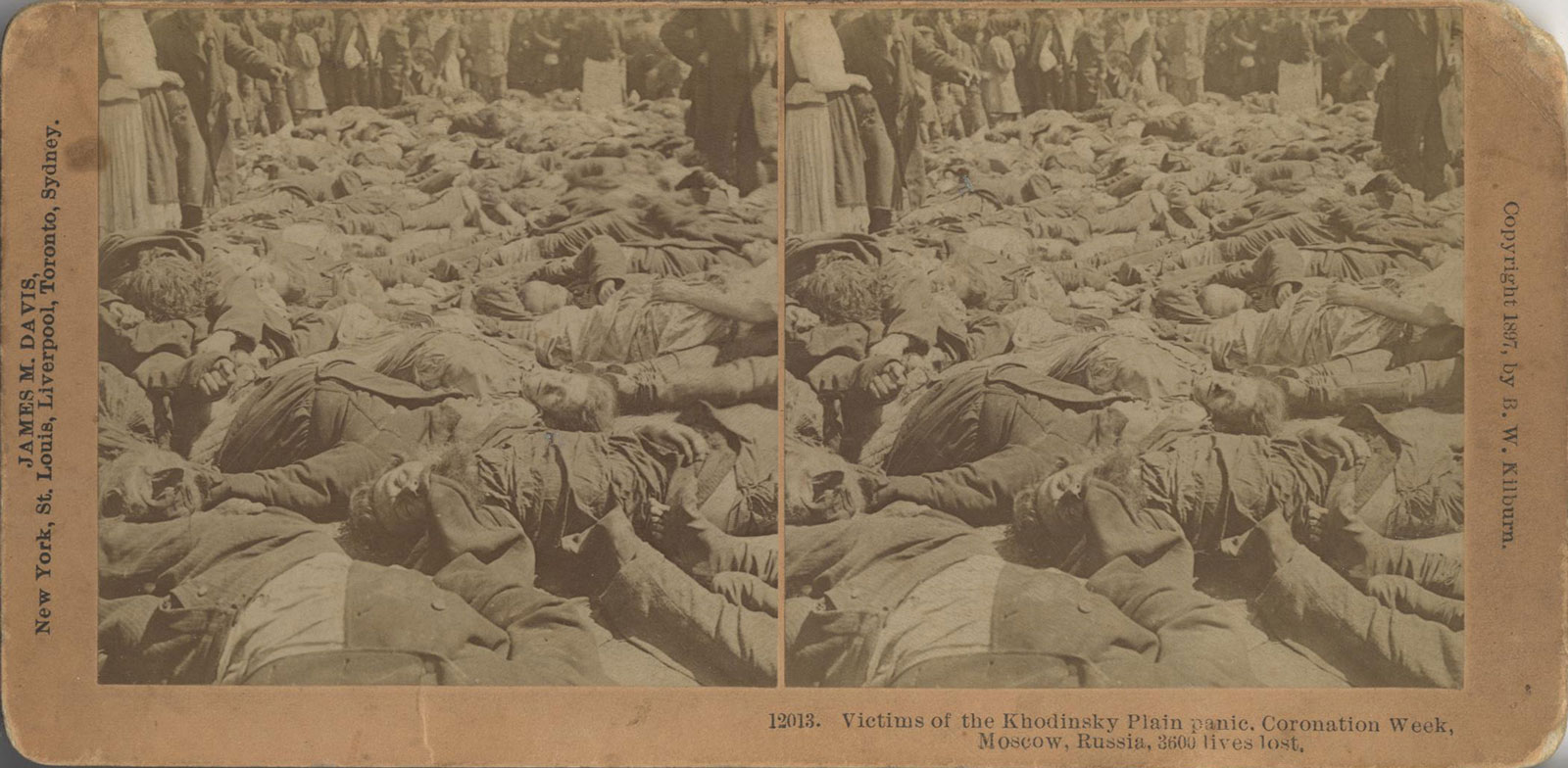 Victims of the Khodinsky Plain panic (1897)